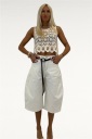 bermuda over wide-leg